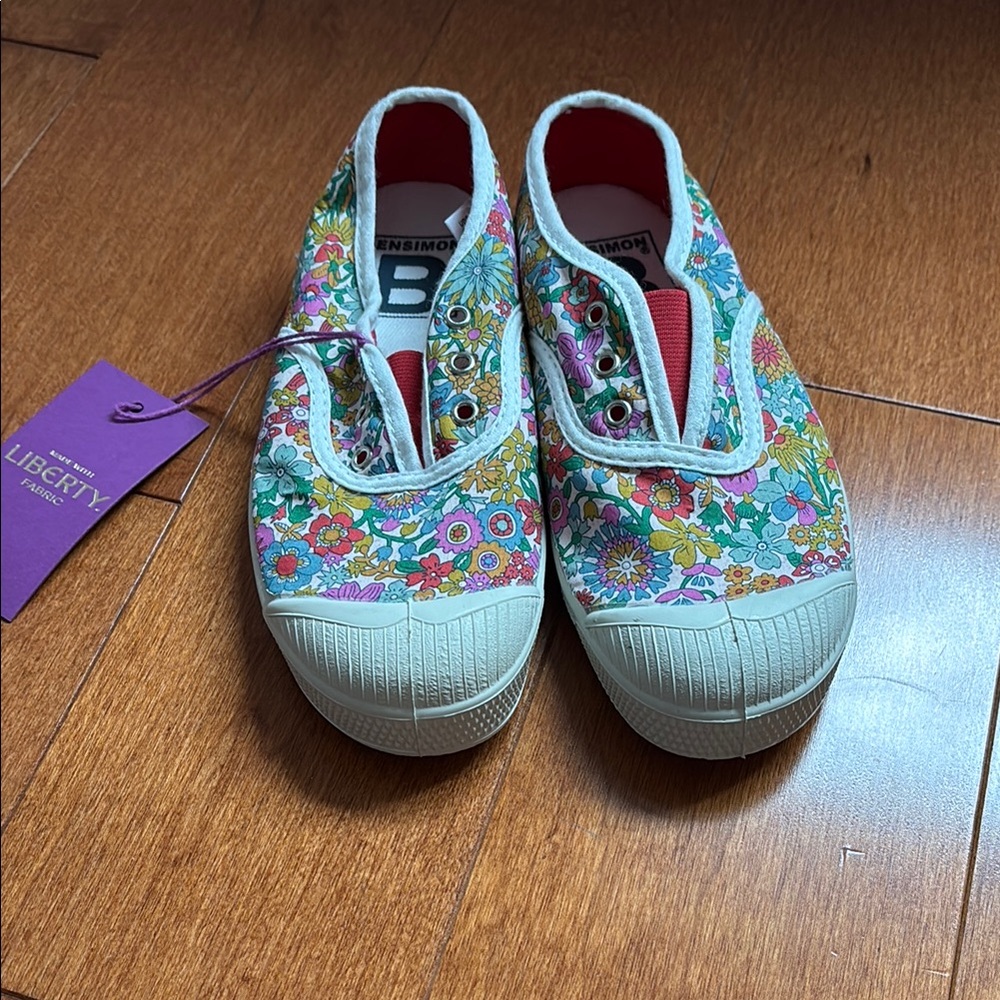 Bensimon Kids Floral Slip-On Sneakers - Multi